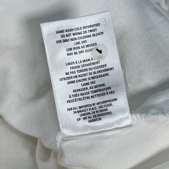 Anthropologie | White Charleston Lace Overlay Mini Scalloped Trim Dress - Picture 8 of 11